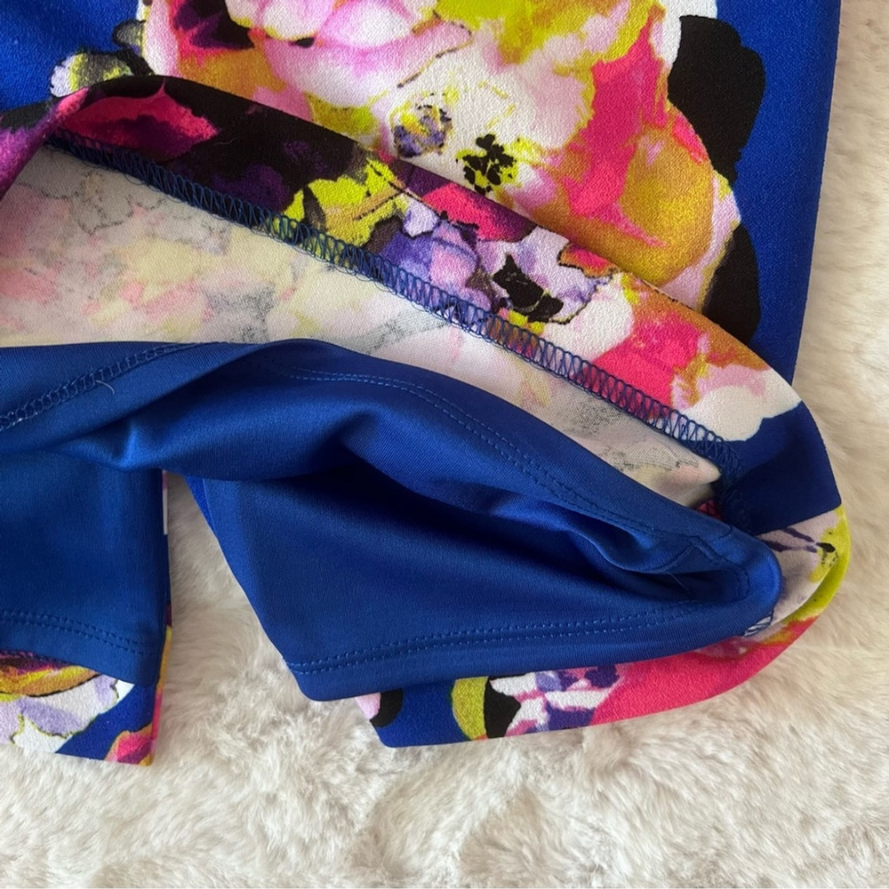 Studio by Tahari Levine Floral Print Dress Size 4 - Picture 9 of 10